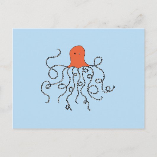 Octopus Briefkaart (Voorkant)
