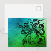 Octopus Briefkaart (Voorkant / Achterkant)