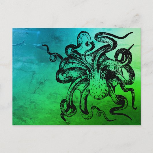 Octopus Briefkaart (Voorkant)