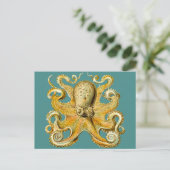 octopus briefkaart (Staand voorkant)