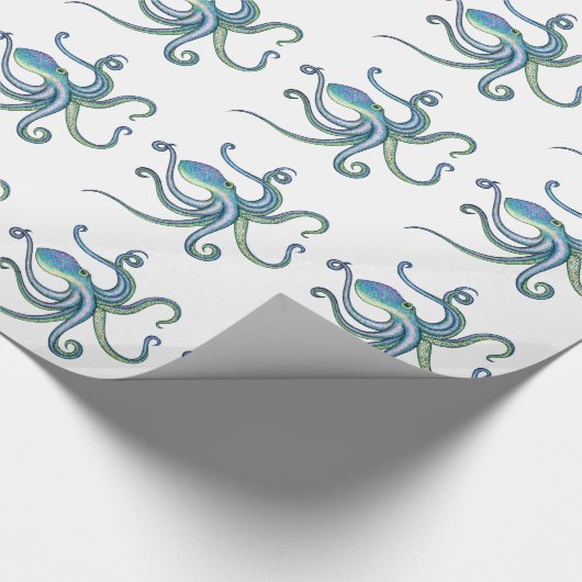 Octopus Cadeaupapier (Hoek)