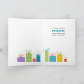 Octopus Cake 8e Verjaardag Feestdagen Kaart (Binnen)