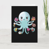 Octopus Cake Squid Kaart (Voorkant)