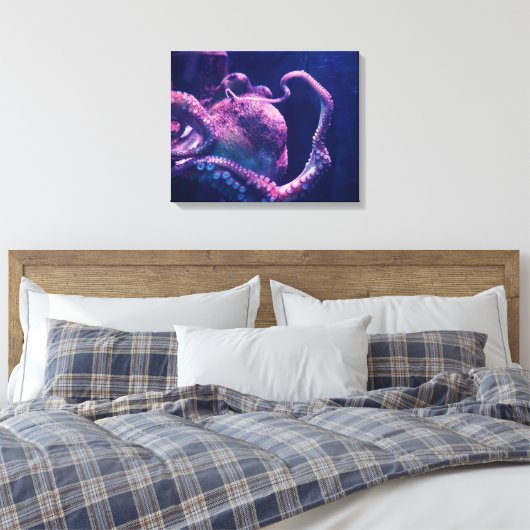 Octopus Canvas Afdruk (Insitu (Slaapkamer))