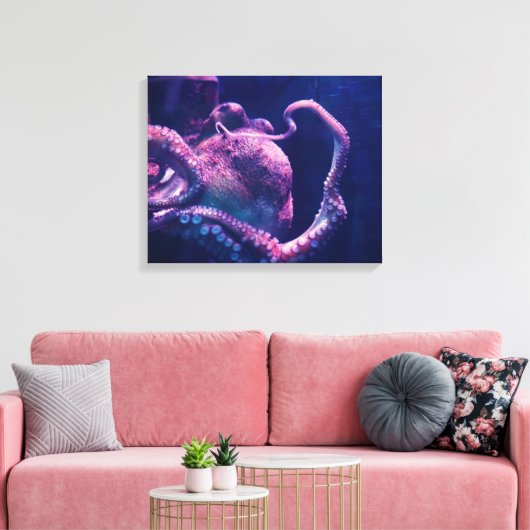 Octopus Canvas Afdruk (Insitu (Woonkamer))