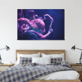 Octopus Canvas Afdruk (Insitu (Slaapkamer))