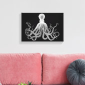 octopus canvas afdruk (Insitu (Woonkamer))