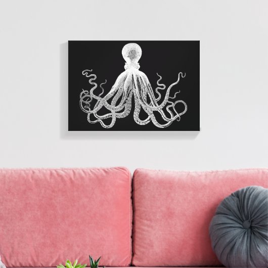  octopus canvas afdruk (Insitu (Woonkamer))