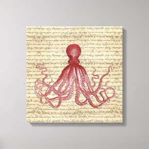  octopus canvas afdruk