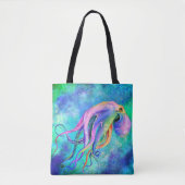 Octopus Canvas tas (Voorkant)