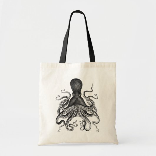  octopus Canvas tas (Voorkant)