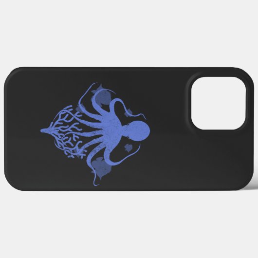 Octopus Case-Mate iPhone Case (Achterkant (horizontaal))