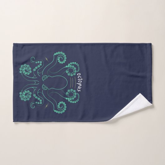 Octopus Cephalopod Tentacles Handdoek (Handdoek)