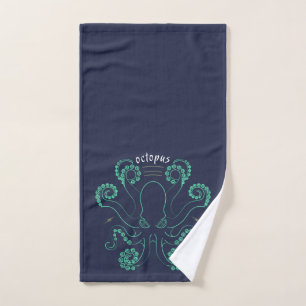 Octopus Cephalopod Tentacles Handdoek