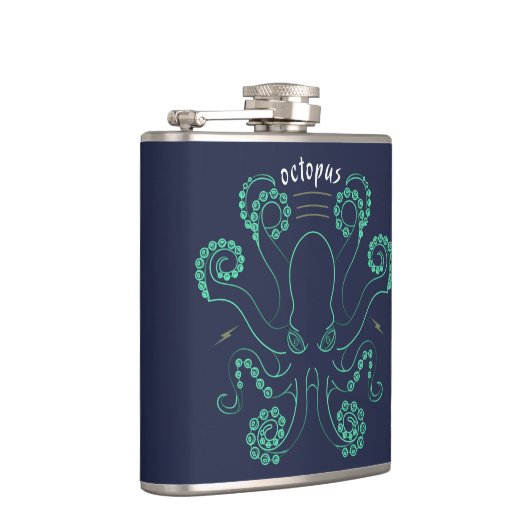 Octopus Cephalopod Tentacles Heupfles (Rechts)