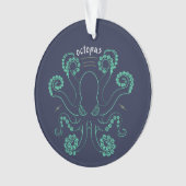 Octopus Cephalopod Tentacles Ornament (voorkant)