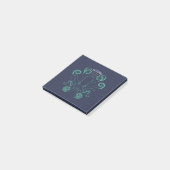 Octopus Cephalopod Tentacles Post-it® Notes (Schuin)