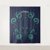 Octopus Cephalopod Tentacles Wandkleed (Voorkant)