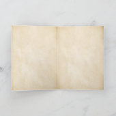 Octopus & Chemistry Flask Parchment Bedankkaart (Binnen)