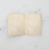 Octopus & Chemistry Flask  Parchment Notitiekaartje (Binnen)