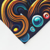 "Octopus Christmas Decorating Wonderland" Fleece Deken (Hoek)