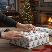 Octopus Christmas Joy Cadeaupapier