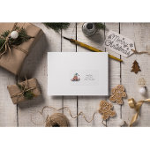 Octopus Christmas Joy, op maat Etiket