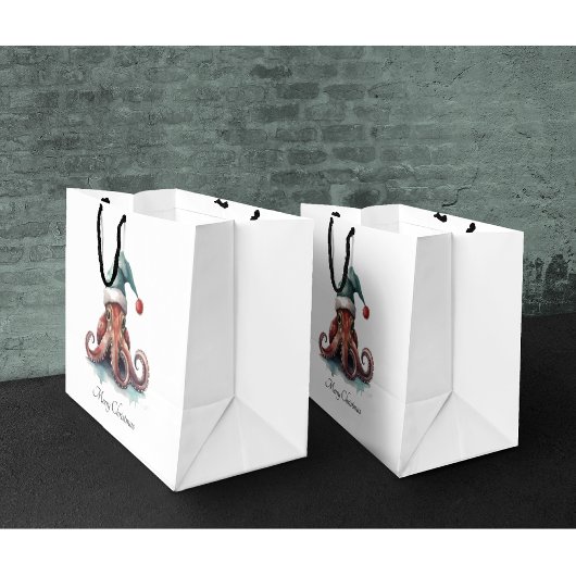 Octopus Christmas Joy, op maat Groot Cadeauzakje