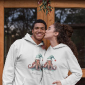 Octopus Christmas Joy, op maat Hoodie
