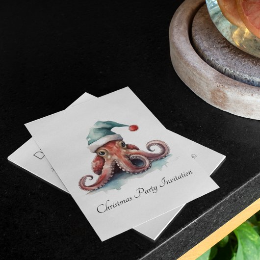 Octopus Christmas Joy, op maat Kaart