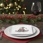 Octopus Christmas Joy, op maat Servet