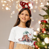 Octopus Christmas Joy, op maat T-shirt