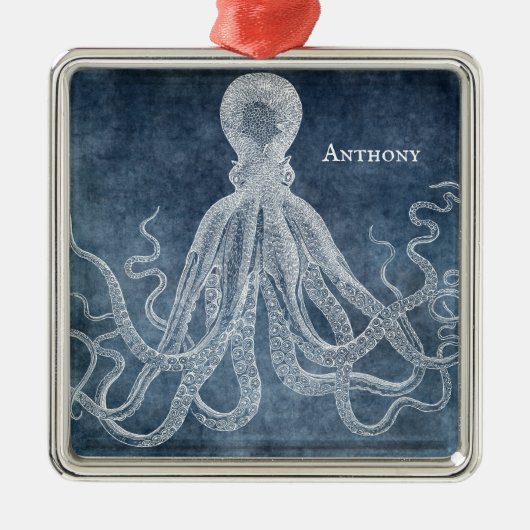 OCTOPUS CHRISTMAS ORNAMENT | RETRO  OCTOPUS (Voorkant)
