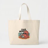 Octopus Coffee - rustig moment canvas tas (Voorkant)