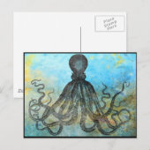 Octopus Collage Briefkaart (Voorkant / Achterkant)