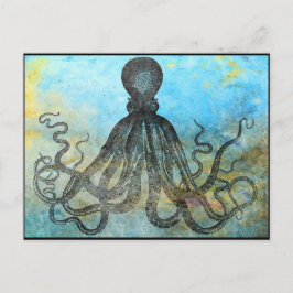 Octopus Collage Briefkaart