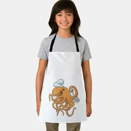 Octopus Cook Chef pet Schort (Insitu)