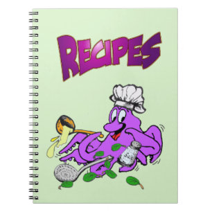 Octopus Cook Recipe Photo-laptop Notitieboek
