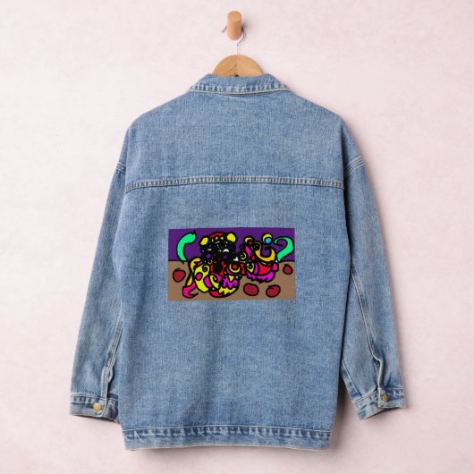Octopus cool style denim jacket (Hangar)