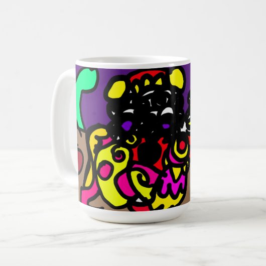 Octopus   cool style koffiemok (Voorkant links)