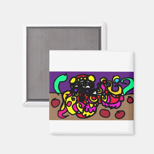 Octopus   cool style magneet (Voorkant / Achterkant)