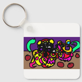 Octopus   coole stijl sleutelhanger