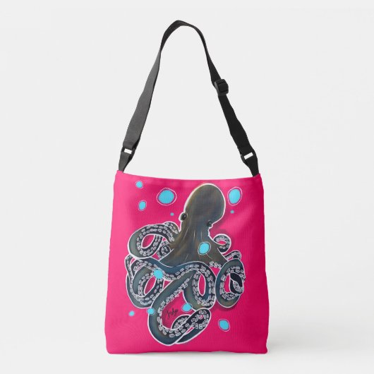 Octopus Crossbody Tas (Achterkant)