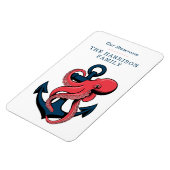 Octopus Cruise Ship Stateroom Magnet Magneet (Linkerzijde)