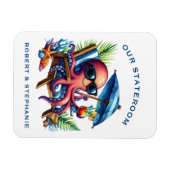 Octopus Cruiseschip Hut Magneet (Horizontaal)