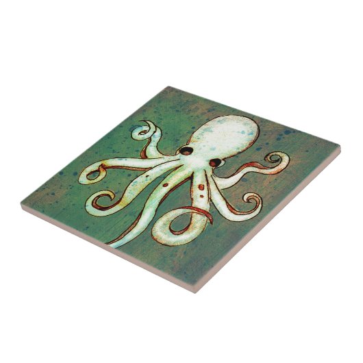 Octopus Cthulhu Tegeltje (Zijkant)