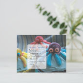 Octopus Cupcakes Recept Kaart Ansichtkaart (Staand voorkant)