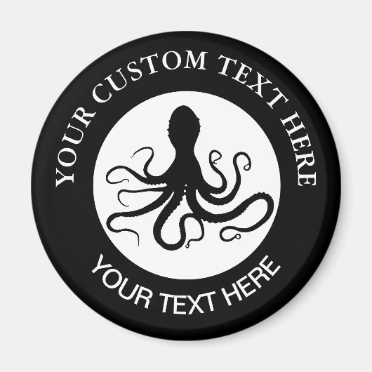 Octopus Custom Logo Magneet (Voorkant)