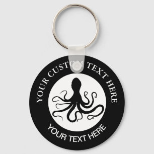 Octopus Custom Logo Sleutelhanger