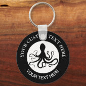 Octopus Custom Logo Sleutelhanger (Voorkant)